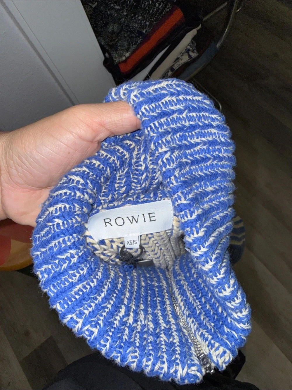 NWT Rowie The Label - zip up cardigan sweater